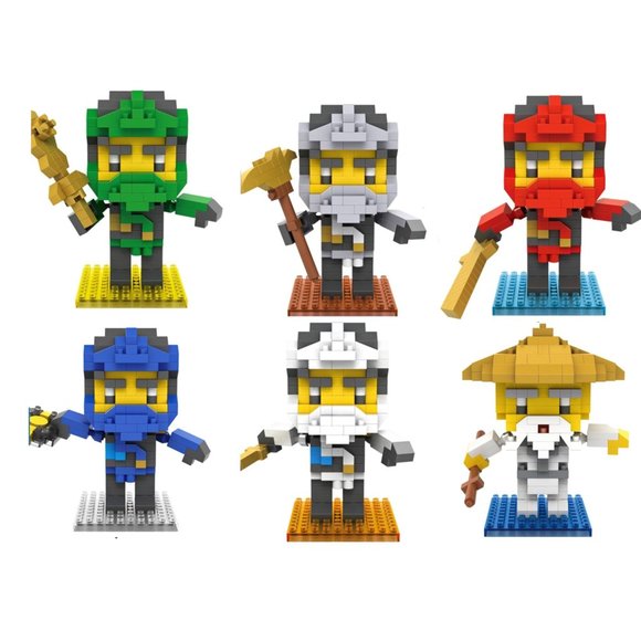 LOZ 6 Box-NinjasLloyd Master Black Mini Blocks - Picture 1 of 8